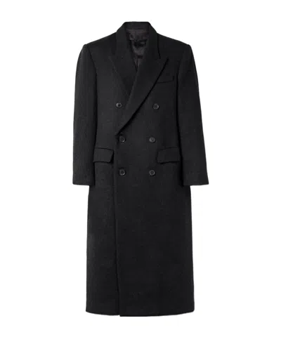 Nili Lotan Long-sleeved Coat In Black