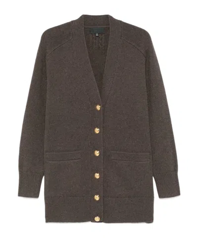 NILI LOTAN LONG-SLEEVED KNITTED CARDIGAN