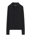 Nili Lotan Aveline Shirt In Black In Black