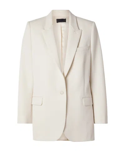 Nili Lotan Long-sleeved Suit Jacket In White