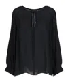 Nili Lotan Acadia Silk-chiffon Blouse In Black