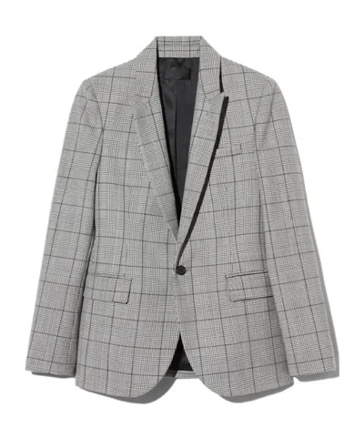 Nili Lotan Long-sleeved Suit Jacket In Gray