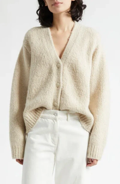 Nili Lotan Lorana Merino Wool & Cashmere Cardigan In Neutral