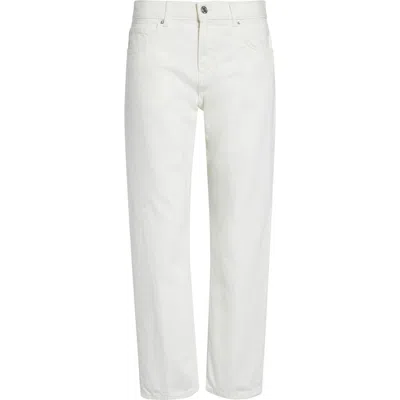 Nili Lotan Earl Ankle Straight Leg Pants In White