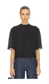 Nili Lotan Lucie Blouse In Black