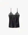 Nili Lotan Mabelle Silk Lace Cami In Black