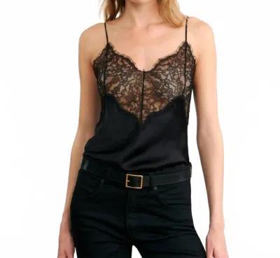 Nili Lotan Mabelle Silk Lace Cami In Black