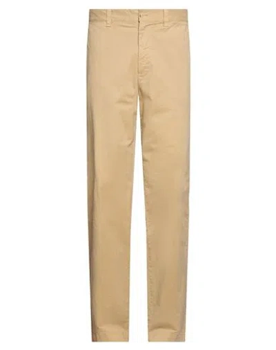 Nili Lotan Man Pants Beige Size 32 Cotton, Elastane In Sand