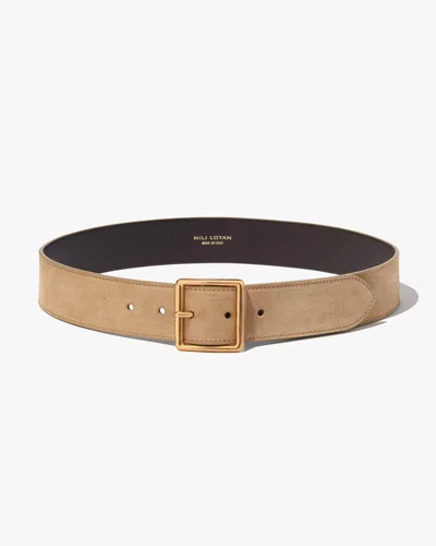 Nili Lotan Marcela Belt In Brown