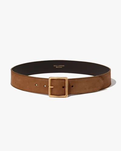 Nili Lotan Marcela Belt In Brown