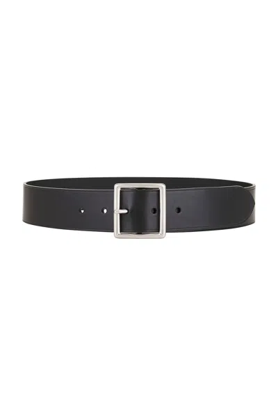 Nili Lotan Marcela Belt In Black & Antique Silver