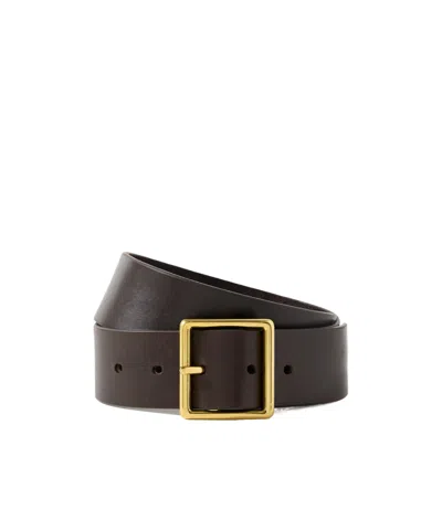 Nili Lotan Marcela Leather Belt In Brown