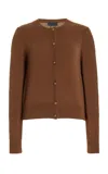 Nili Lotan March Cashmere Cardigan In Brown