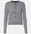Nili Lotan March Cashmere Cardigan In Gray