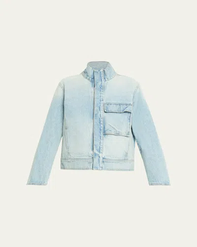 Nili Lotan Marilou Denim Jacket In Blue