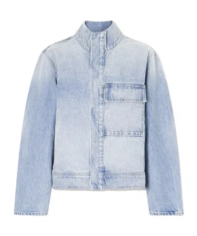 Nili Lotan Marilou Denim Jacket In Blue
