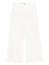 Nili Lotan Marlene Jean Cream In Metallic