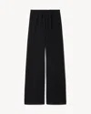 Nili Lotan Marlow Wide Leg Pant In Black