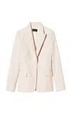 Nili Lotan Marshal Cotton Jacket In White