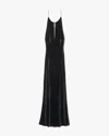 Nili Lotan Maxime Velvet Dress In Black