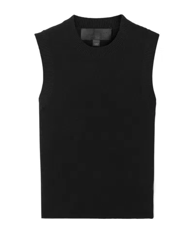 Nili Lotan May Cropped Cashmere Tank In Black