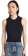 Nili Lotan May Sweater Tank Dark Navy In Dark Navy