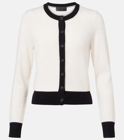 Nili Lotan Meadow Cashmere Cardigan In White