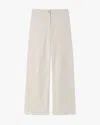 Nili Lotan Megan Cotton Pant In Gray