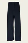 Nili Lotan Megan Wide-leg Pants In Midnight In Black