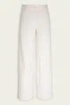 Nili Lotan Megan Wide-leg Pants In Stone In White
