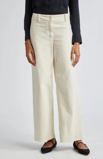 Nili Lotan Megan Wide Leg Pants In Stone
