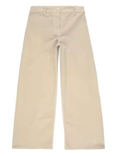 Nili Lotan Megan Wide-leg Trousers In Neutrals