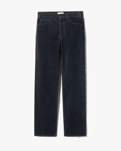 Nili Lotan Men's Billie Corduroy Pant Dark Charcoal, 28