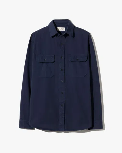 Nili Lotan Men's Carmine Utility Shirt Jet Black, M - 100% Cotton