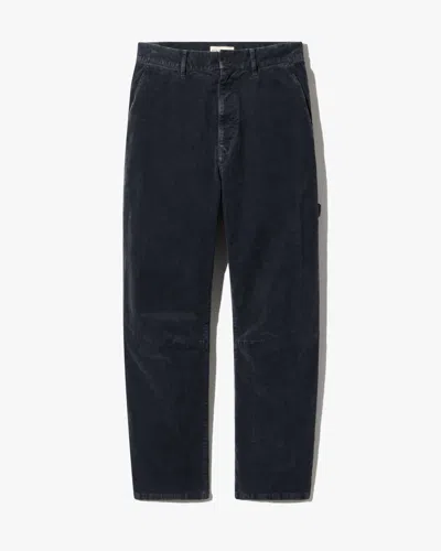 Nili Lotan Men's Carpenter Corduroy Pant Dark Charcoal, 32