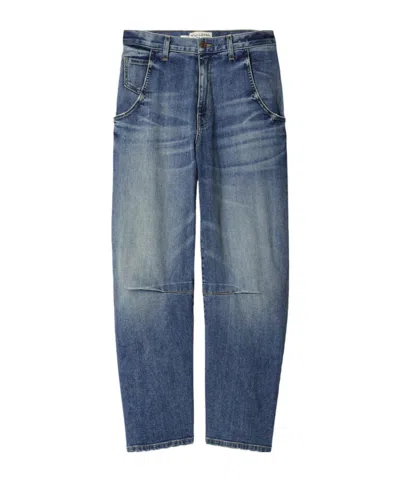 Nili Lotan Mid-rise Jeans In Blue