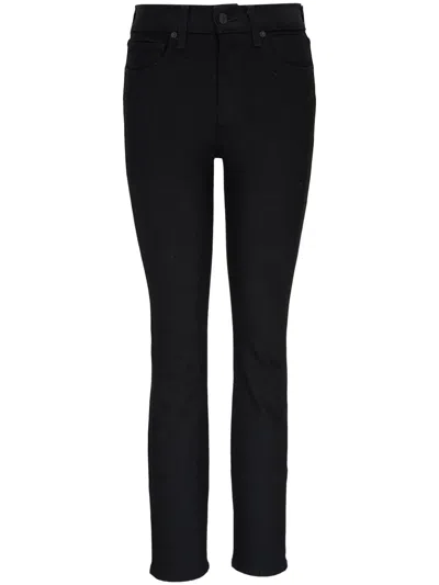 Nili Lotan Mid-rise Skinny Jeans In Black