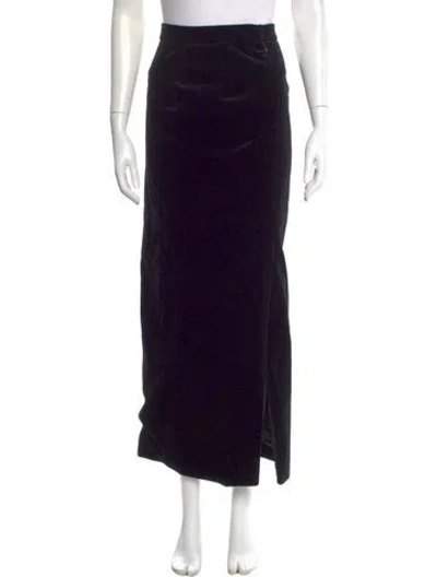 Pre-owned Nili Lotan Midi Length Skirt In Black