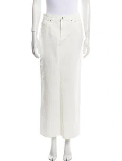 Pre-owned Nili Lotan Midi Length Skirt In Neutral
