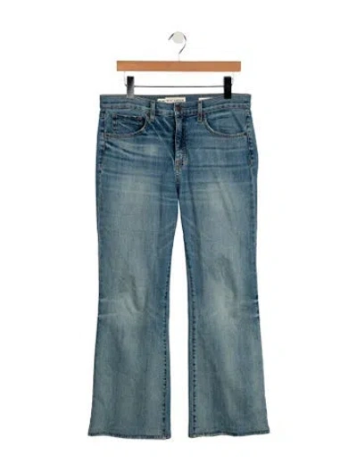 Pre-owned Nili Lotan Mid-rise Flared Jeans In Blue