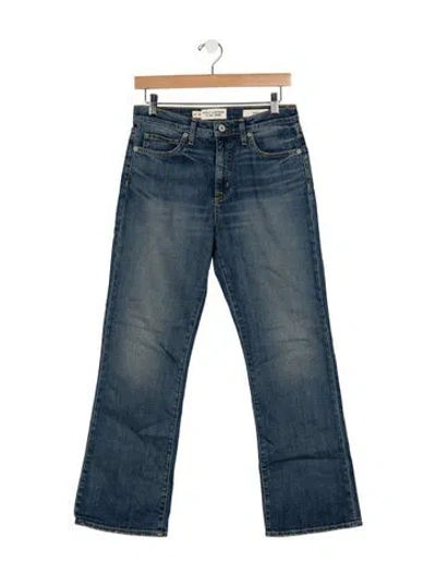 Pre-owned Nili Lotan Mid-rise Flared Jeans In Blue