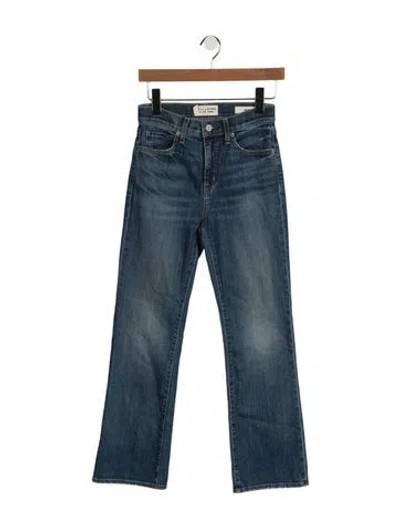 Pre-owned Nili Lotan Mid-rise Flared Jeans In Blue