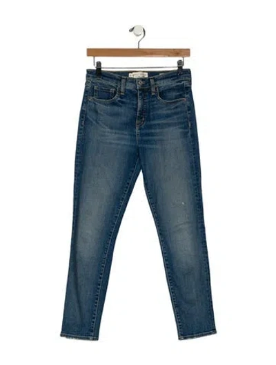 Pre-owned Nili Lotan Mid-rise Skinny Leg Jeans In Blue