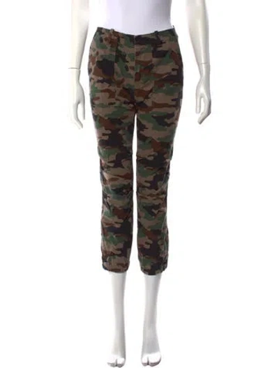 Pre-owned Nili Lotan Mid-rise Skinny Leg Jeans In Green
