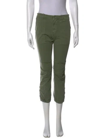 Pre-owned Nili Lotan Mid-rise Skinny Leg Jeans In Green