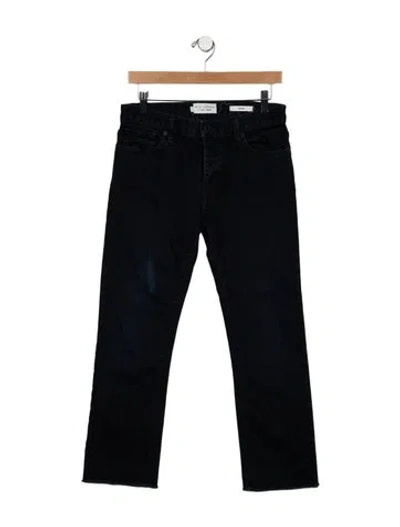 Pre-owned Nili Lotan Mid-rise Straight Leg Jeans In Blue