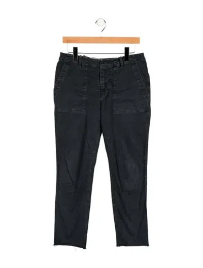 Pre-owned Nili Lotan Mid-rise Straight Leg Jeans In Gray