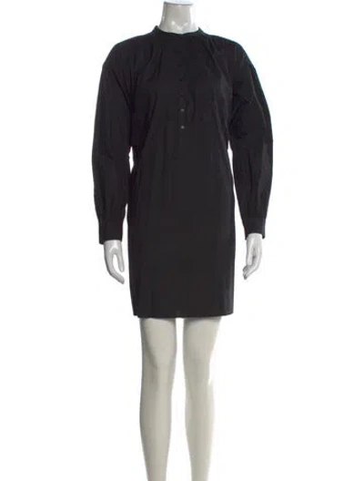 Pre-owned Nili Lotan Mini Dress In Black