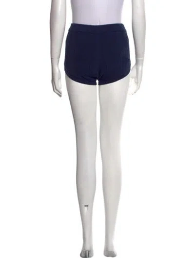 Pre-owned Nili Lotan Mini Shorts In Blue