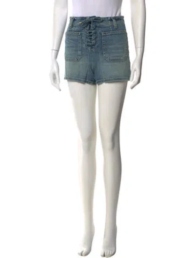 Pre-owned Nili Lotan Mini Shorts In Blue